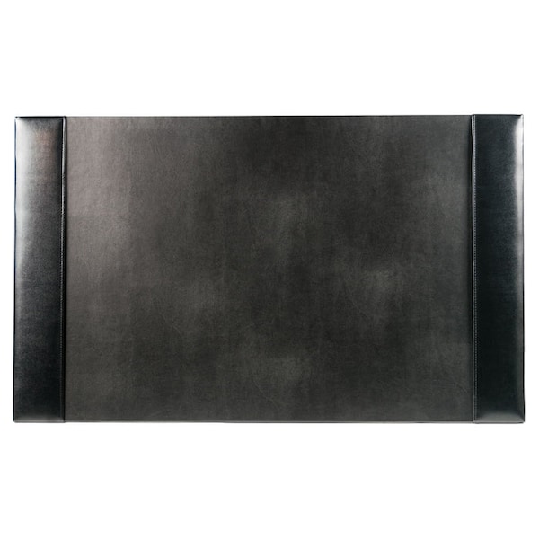 Dacasso Black 30" x 18" Desk Pad/Desk Mat/Desk Protector, Bonded Leather PR-1403 - main